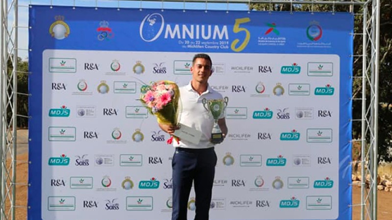 Tournoi "Omnium V" de golf: Yassine Touhami remporte le titre