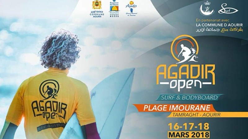 Grand prix Agadir Open de surf et bodyboard du 16 au 18 mars