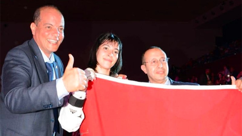 الاقصائيات الافريقية المؤهلة لأولمبياد طوكيو 2020 بالرباط (التايكوندو): تأهل البطلة المغربية أميمة بوشتي (وزن أقل 49 كلغ)