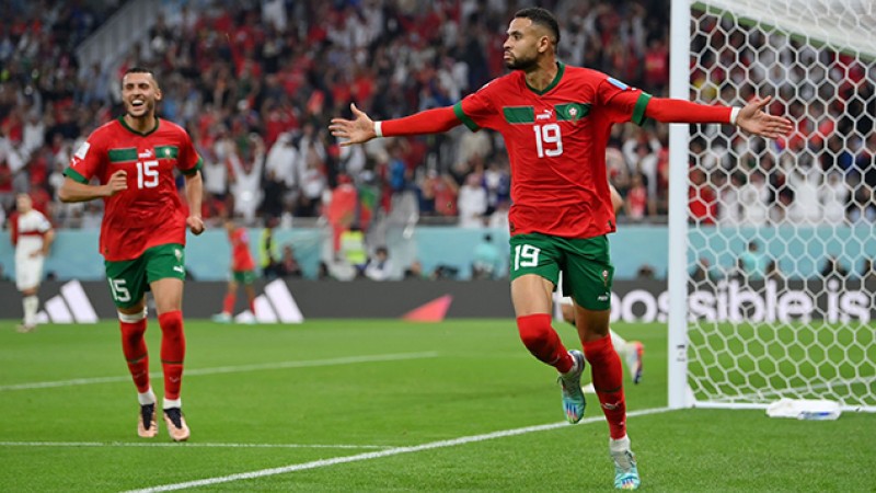 Youssef En-Nesyri, premier joueur marocain à marquer lors de deux éditions de la Coupe du monde (FIFA)