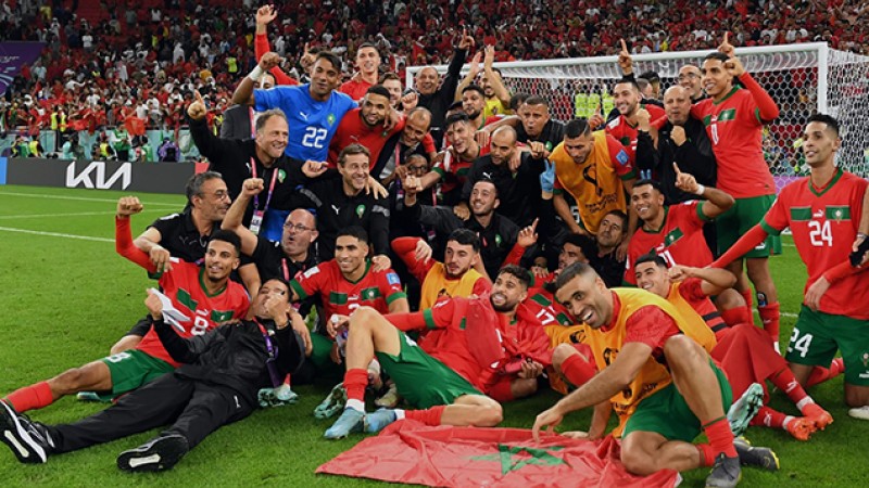 Mondial-2022.. Le Maroc en demi-finale en battant le Portugal par 1 but à 0