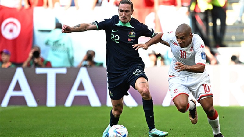 Mondial-2022 "2è journée-Groupe D".. L'Australie bat la Tunisie 1-0
