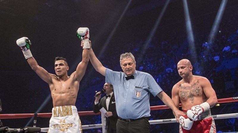 Le pugiliste Mohamed Rabii remporte son cinquième combat professionnel