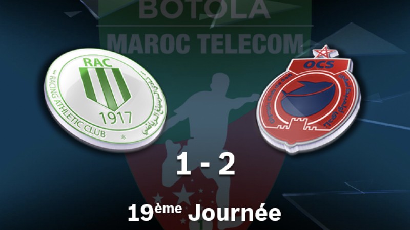 Le RAC de Casablanca s'incline face à l'Olympic Safi (1-2)