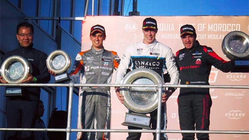 فوز السويدي ثيد بيورك بالسباق الثالث لمحطة مراكش من بطولة العالم لسباق السيارات السياحية والمهدي بناني في الرتبة 12