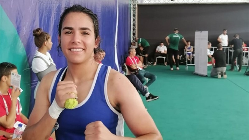 Jeux Méditerranéens (- 60 kg).. la Boxeuse marocaine Chaymae Rhaddi décroche l'argent