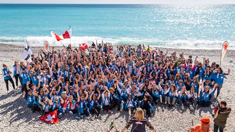 Départ depuis Nice du rallye Aicha des Gazelles du Maroc