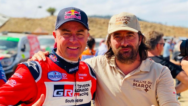 الجنوب الافريقي جينيل دي فيليرز (تويوتا) يفوز برالي المغرب 2019