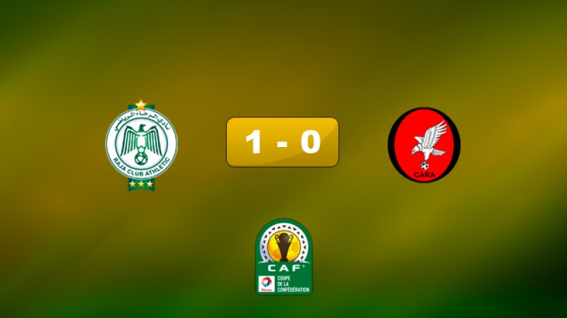 Coupe de la CAF (Quarts de finale-retour): Le Raja au dernier carré, après sa victoire (1-0) face au CARA Brazzaville