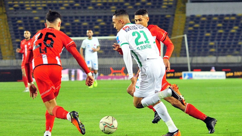 فريق الرجاء الرياضي يتعادل مع ضيفه الفتح الرياضي (1-1) 'البطولة الوطنية الاحترافية "إنوي" (الدورة 16)'