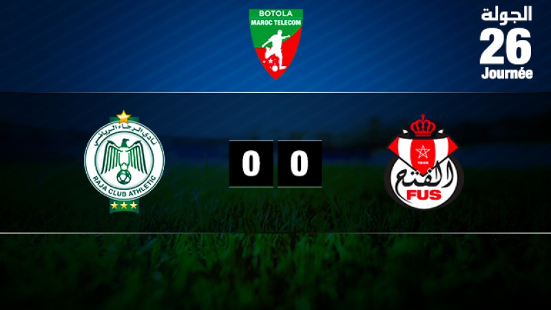 Nul Blanc du Raja de Casablanca face au FUS de Rabat