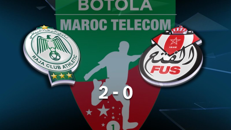 Botola Maroc Télécom D1 (mise à jour 22è journée): RCA-FUS (2-0)