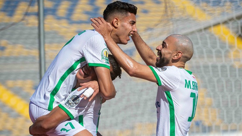 الرجاء الرياضي يكرم وفادة أورلاندو بايرتس الجنوب افريقي برباعية نظيفة و يعبر الى دور النصف 'إياب ربع نهائي كأس ال(كاف)'