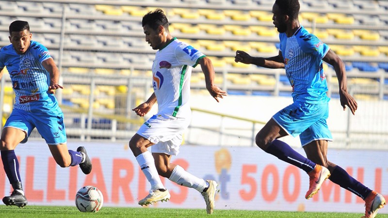 الرجاء الرياضي يتفوق على ضيفه الإتحاد المنستيري التونسي 1-0 'كأس الكونفدرالية الإفريقية (ذهاب الدور ال32 مكرر)'