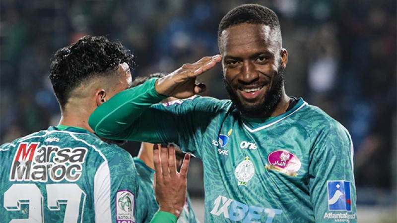 الرجاء الرياضي يتفوق بميدانه على اتحاد طنجة 3-0