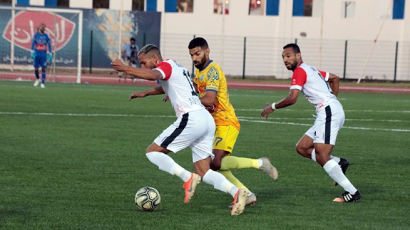 فريق نهضة الزمامرة يتعادل مع ضيفه فريق اتحاد الفتح الرياضي 1-1 'الدورة ال22'