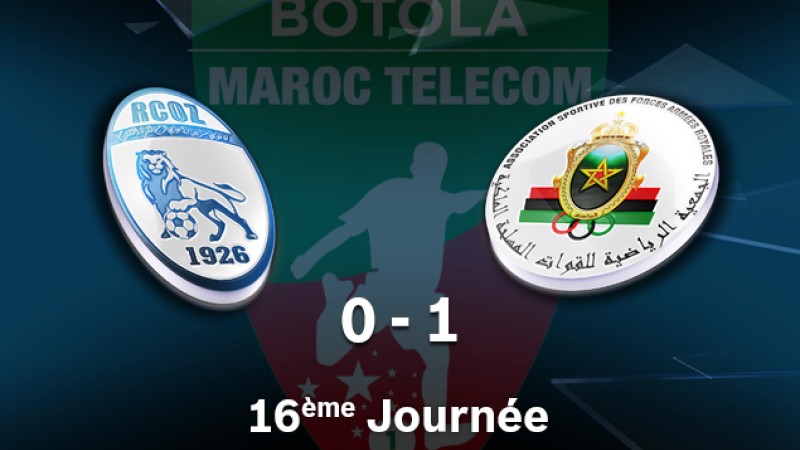Botola Maroc Télécom D1 (16ème journée) ictoire de l'AS FAR sur la pelouse de Rapide Oued Zem (1-0)