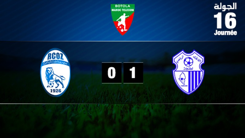 Botola Maroc Télécom D1 (16è journée): Victoire de l'Ittihad de Tanger sur la pelouse de Rapide Oued Zem (1-0)