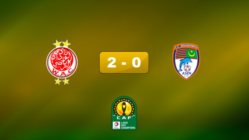 Ligue des champions d'Afrique (2è tour aller) : Le Wydad Casablanca s'impose à Nouakchott face à FC Nouadhibou (2-0)