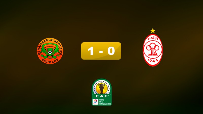 Coupe de la CAF (1/16è retour): La Renaissance de Berkane bat Al Ittihad libyen par 1-0