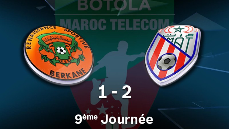 Botola M.T. D1 (9ème journée): Victoire du Moghreb de Tétouan face à Renaissance Berkane (2-1