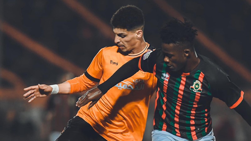 فريق الجيش الملكي يفوز خارج ميدانه على نهضة بركان ( 4-1)