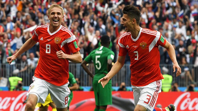 Mondial 2018 : Les russes étrillent les saoudiens 5-0