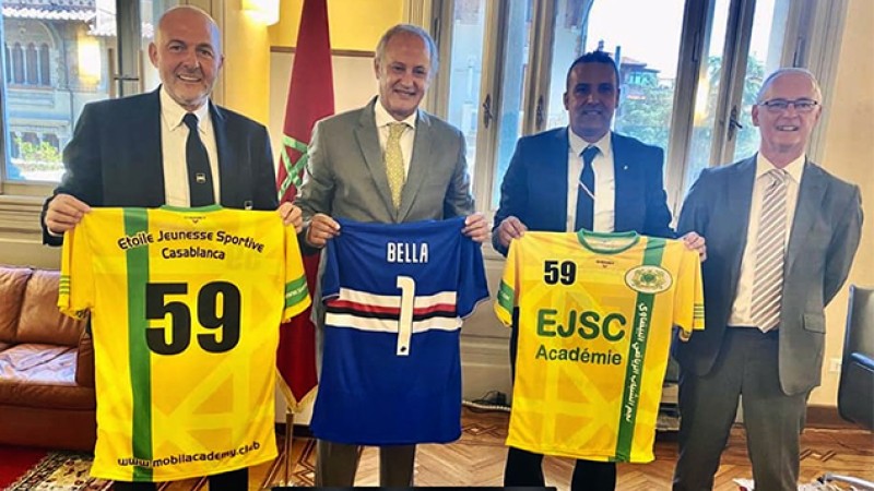 إطلاق شراكة بين المغرب وإيطاليا في مجال كرة القدم