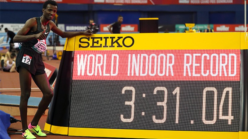 Meeting de Birmingham: l'Ethiopien Samuel Tefera bat le record du monde du 1500m en salle
