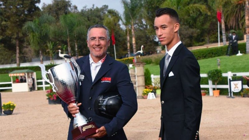 Ghali Boukaa remporte le Grand Prix SM le Roi Mohammed VI du concours officiel de saut d'obstacles