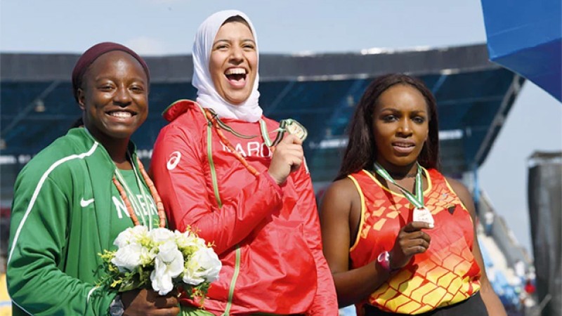 Championnats d'Afrique seniors : la Marocaine Soukaina Zakour décroche l'or du lancer du marteau