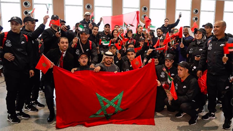 Abou Dhabi : Arrivée de la délégation marocaine prenant part aux Jeux olympiques spéciaux d'été
