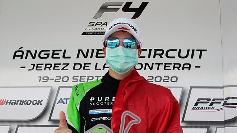 Le pilote marocain Suleiman Zanfari participe au Championnat d'Espagne 'Formule 4'