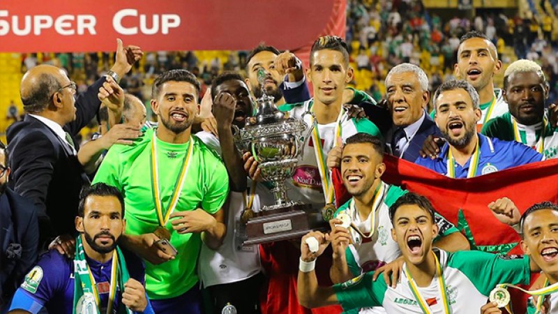 Supercoupe de la CAF: Le Raja de Casablanca remporte le titre en battant l'ES de Tunis (2-1)