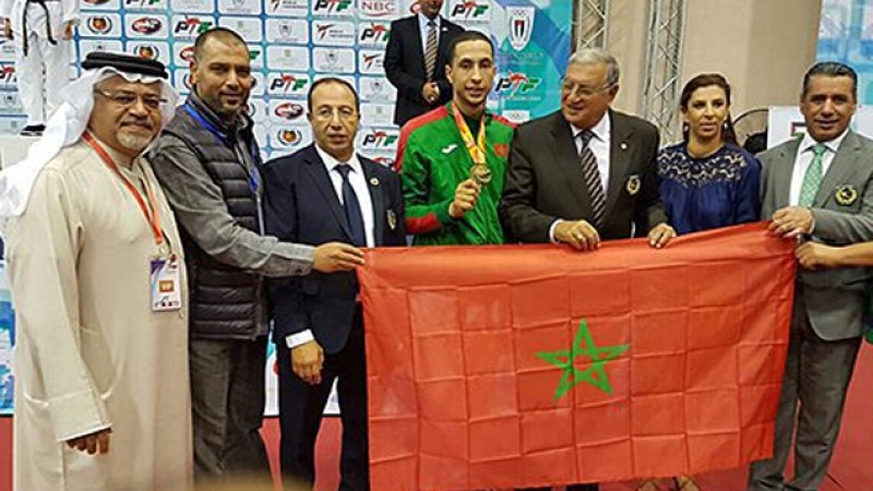 Taekwondo: 12 médailles dont 11 en or pour la sélection marocaine à l’Open G1 et au championnat Arabe Palestine 2017