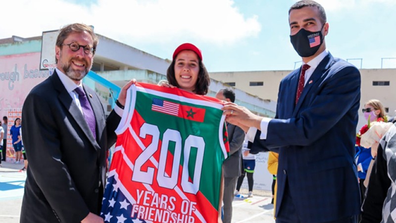 Le leadership par le sport au cœur des programmes développés par l’Ambassade des USA au Maroc et TIBU Maroc pour la jeunesse
