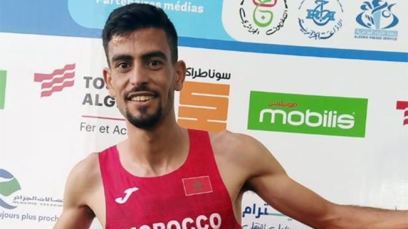 الألعاب المتوسطية (وهران 2022).. العداء المغربي محمد تندوفت يحرز فضية سباق 3000 متر موانع