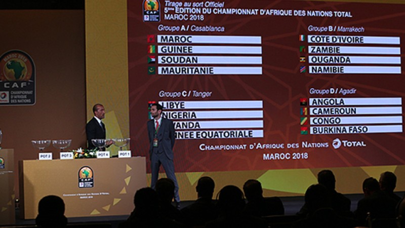 CHAN Maroc-2018 (tirage au sort): Le Maroc hérite du groupe -A-, aux côtés de la Guinée, du Soudan et de la Mauritanie