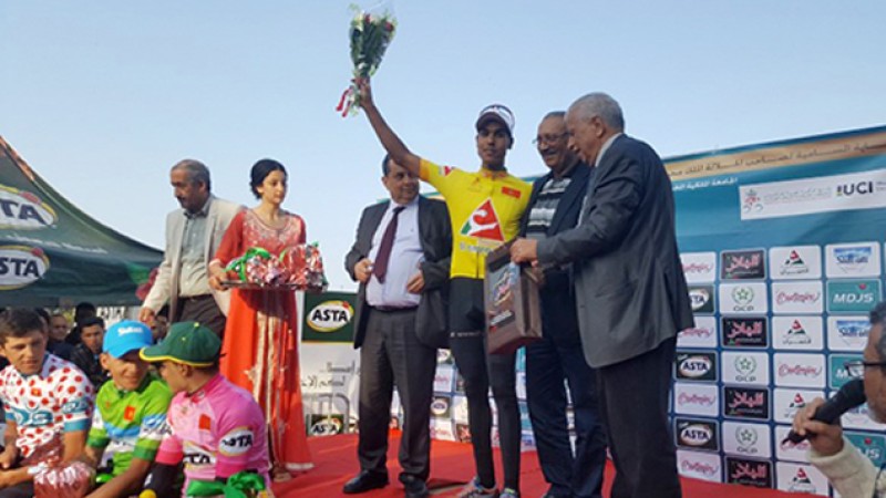 Tour cycliste du Maroc (5ème étape): Le Marocain Anass Ait El Abdia conserve le maillot jaune