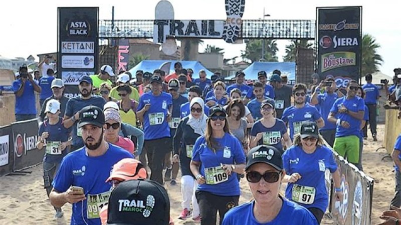 El Mansouri (dames) et Moudouji (hommes) remportent le 1-er Beach Trail Sidi Rahal