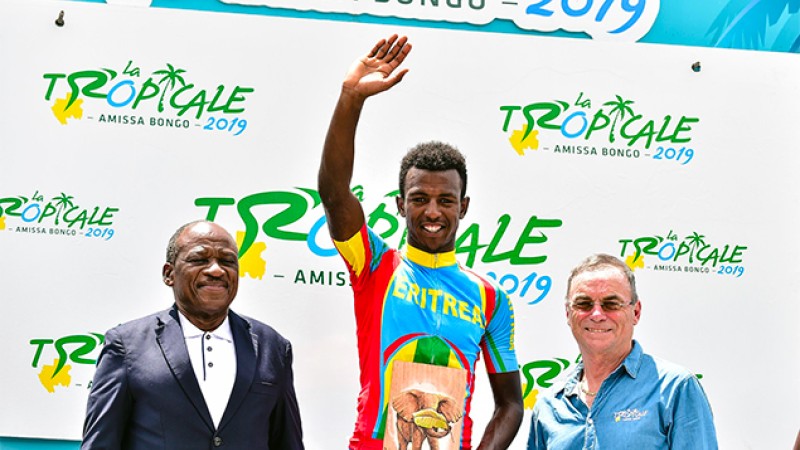 Tropicale Amissa Bongo : le cycliste érythréen Girmay Hailu remporte la 3è étape
