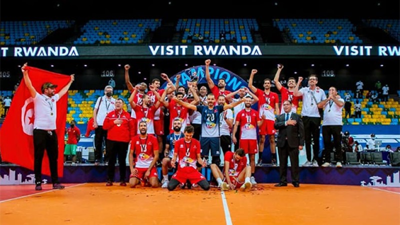 CAN de Volleyball - Hommes.. la Tunisie conserve son titre de champion d'Afrique