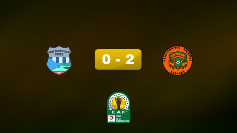 Coupe de la Confédération d'Afrique (Gr.B/2è Jr.): Victoire précieuse (2-0) de la Renaissance de Berkane chez le UD Songo du Mozambique