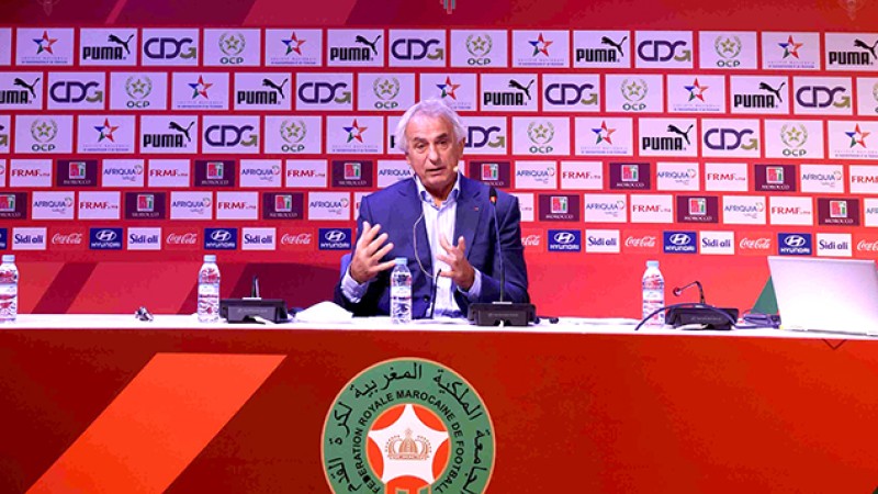 Eliminatoires Mondial-2022 (Groupe I).. conférence de presse de Vahid Halilhodzic, jeudi à Maâmora