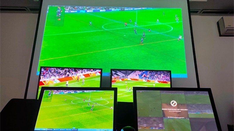 VAR, Introduction de la ligne de hors-jeu virtuelle en Botola Pro D1 (FRMF)