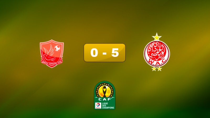 Ligue des champions d'Afrique (1/4 finale/retour): Le WAC en demie-finales, en battant Horoya Conakry (5-0)