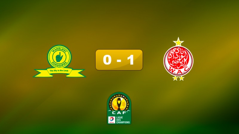 Ligue des champions d'Afrique (Gr.A/6è journée): Le WAC en quart de finale, après sa victoire face à Mamelodi Sundowns (1-0)