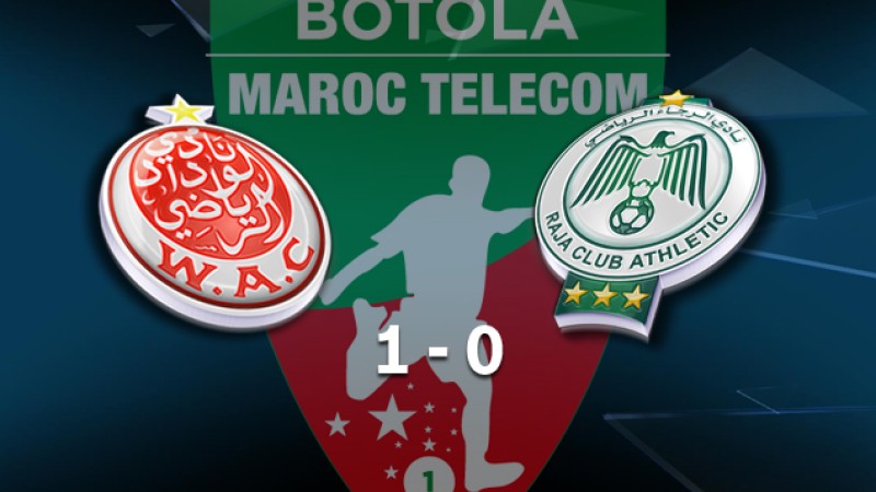 Botola Maroc Télécom D1: le WAC bat le RCA (1-0) dans le 122e derby casablancais