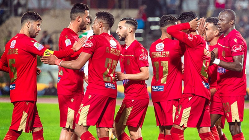 فريق الوداد الرياضي يتفوق على ضيفه أولمبيك خريبكة (3-2)