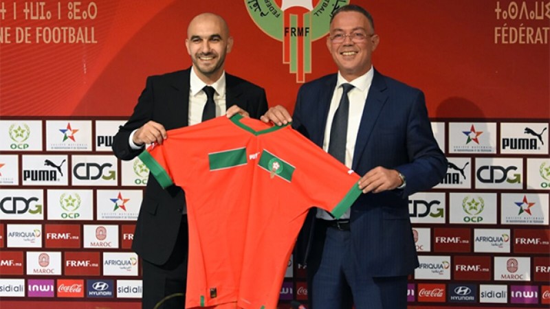 تعيين وليد الركراكي، رسميا، مدربا جديدا للمنتخب الوطني المغربي لكرة القدم